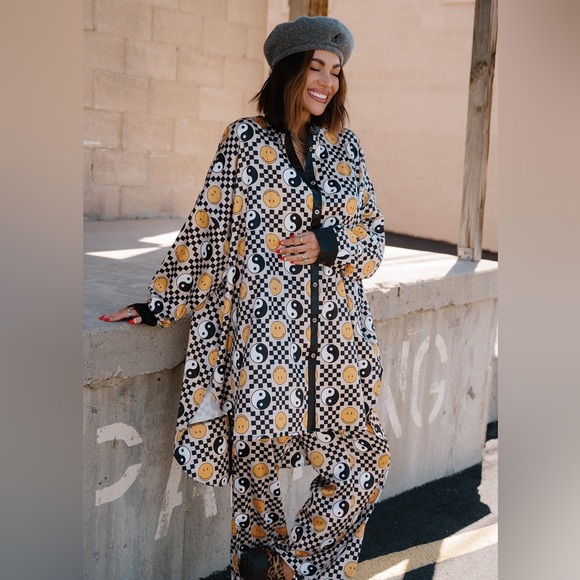 Dressed in LaLa | Lala Satin Playsuit in Groovy Girl | Medium - Picture 2 of 10